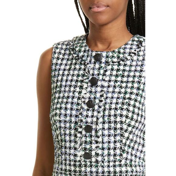 Veronica Beard Julie Sleeveless Tweed Dress 8 - Picture 4 of 11